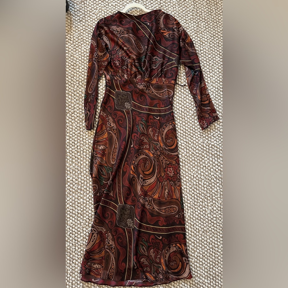 Zara Maxi Long Sleeve Dress. Never worn